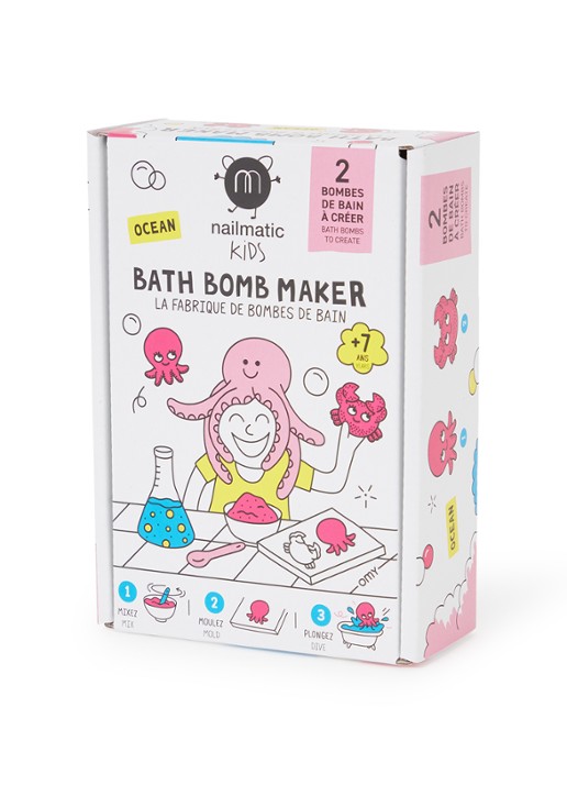 Nailmatic DIY badbruisbal knutselset - voorkant roze