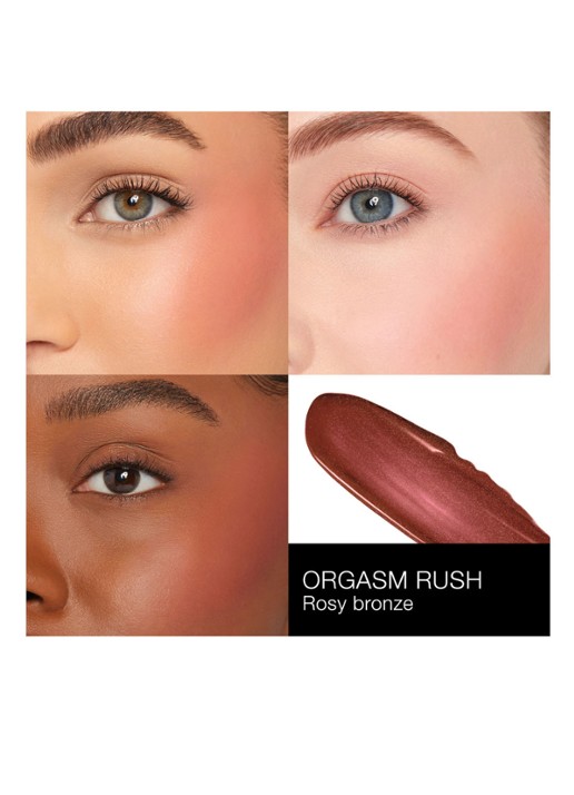 NARS Afterglow Liquid Blush - vloeibare blush - detail 3 orgasm rush