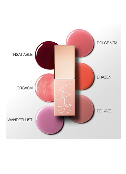 NARS Afterglow Liquid Blush - vloeibare blush - detail 5 dolce vita