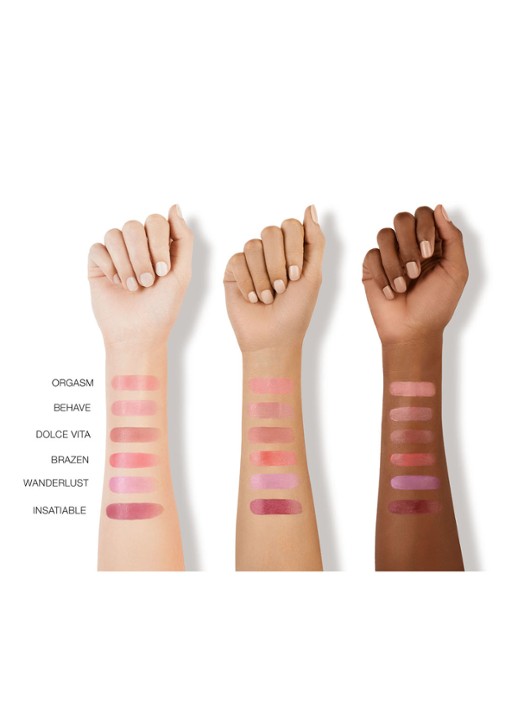 NARS Afterglow Liquid Blush - vloeibare blush - detail 4 insatiable