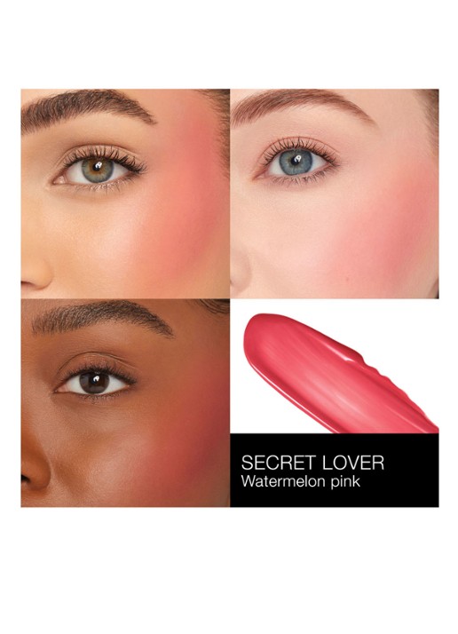 NARS Afterglow Liquid Blush - vloeibare blush - detail 3 secret lover