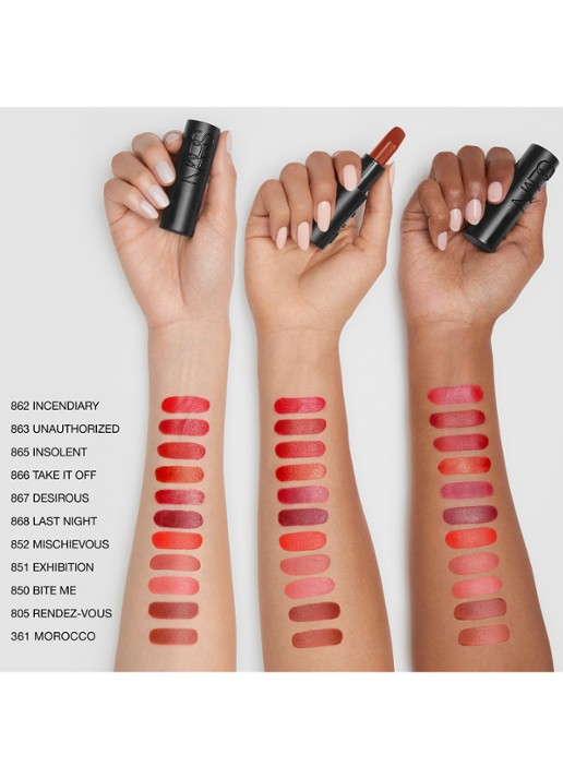 NARS Explicit Lipstick  - detail 2 morroco - 361