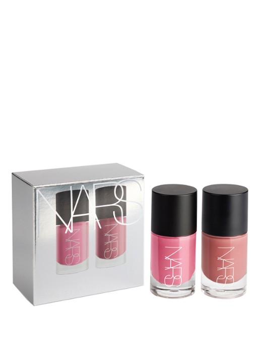 NARS Mini Insatiable Liquid Blush Duo - vloeibare blush - voorkant 4 fast ride / hooked