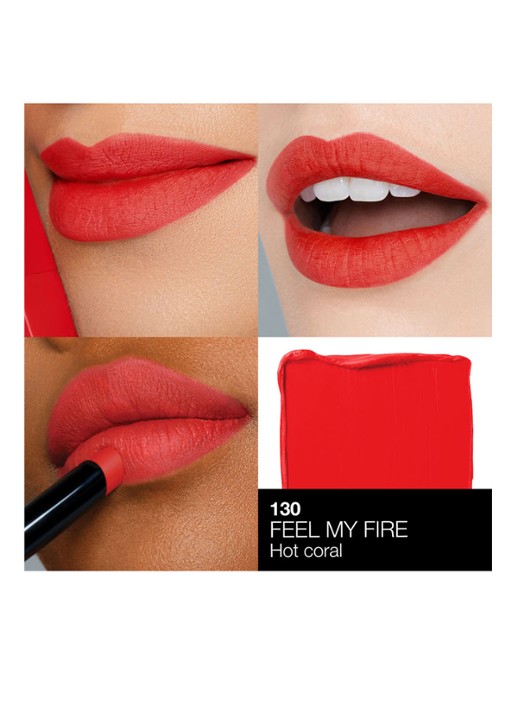 NARS Powermatte High-Intensity Lipstick  - detail 4 feel my fire - 130