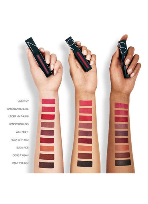 NARS Powermatte Lip Pigment – liquid lipstick - voorkant 2 warm leatherette
