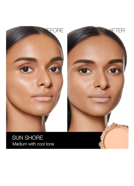 NARS Soft Matte Advanced Perfecting Powder - poeder - detail 5 sun shore