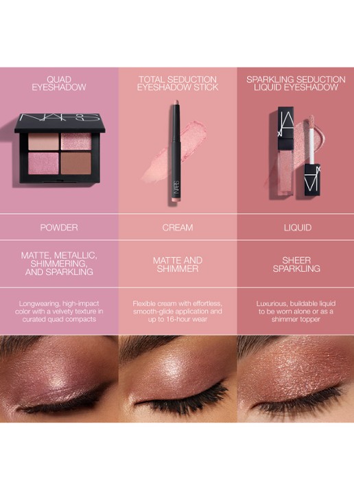 NARS Sparkling Seduction Liquid Eyeshadow - oogschaduw - detail 5 disobedience