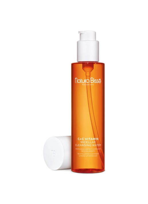 Natura Bissé C+C Vitamin Cleansing Water - reinigingsolie - voorkant 2 beige