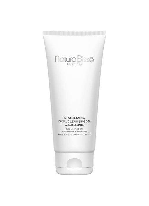 Natura Bissé Facial Cleansing Gel + Aha + Pha - reinigingscrème - voorkant beige