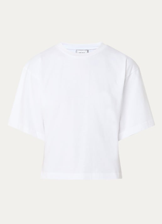 Neo Noir Asha T-shirt met ronde hals - voorkant 2 wit