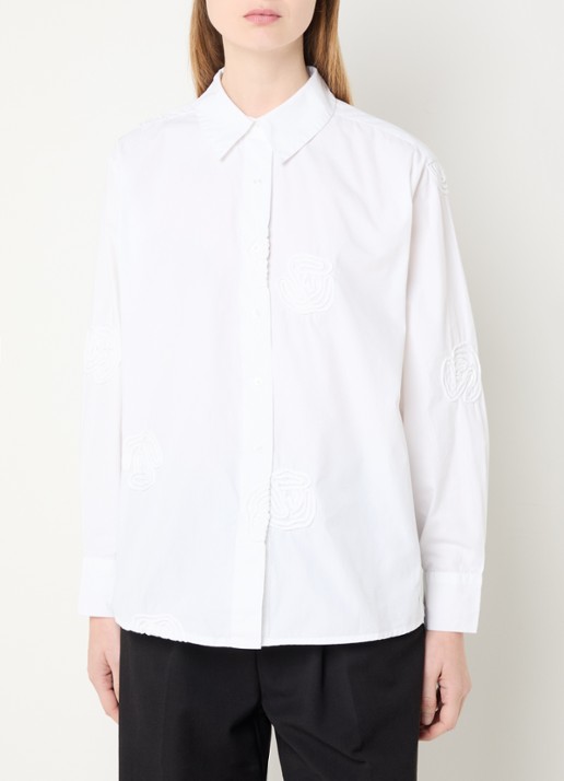 Neo Noir Dalma Dori blouse met applicatie