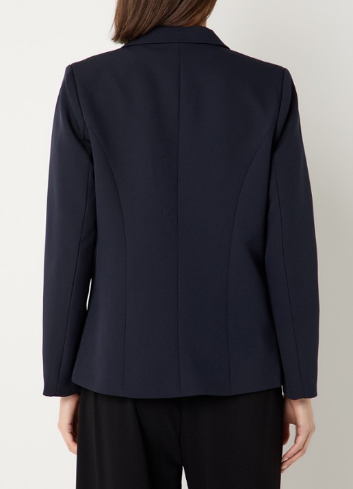 Neo Noir Francine blazer met schoudervulling - achterkant 3 donkerblauw