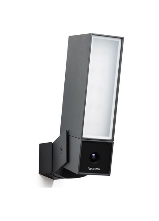 Netatmo Slimme buitencamera met sirene - voorkant zwart
