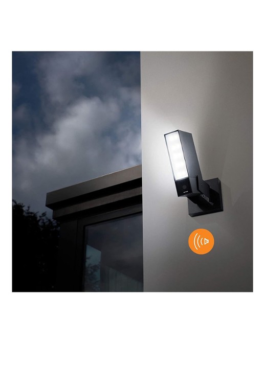 Netatmo Slimme buitencamera met sirene - voorkant 2 zwart