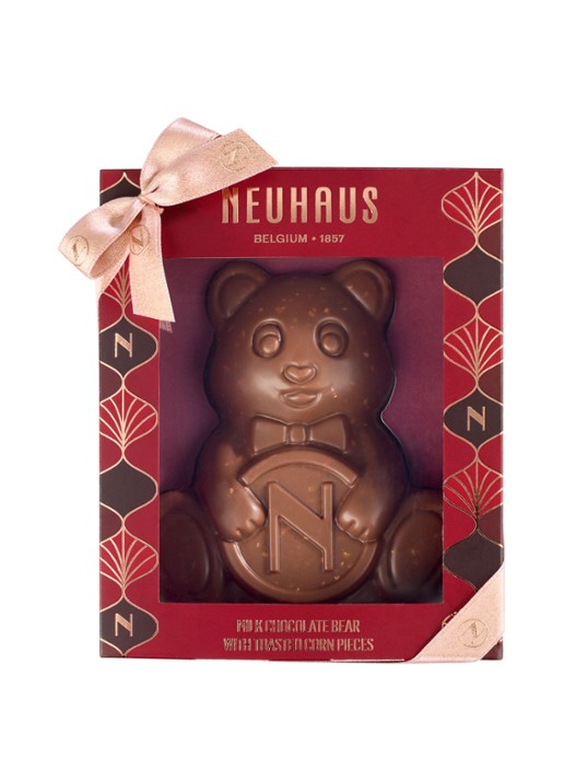 Neuhaus Bear melk chocoladereep met maïs