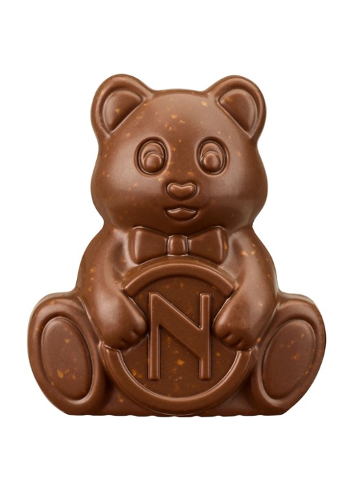 Neuhaus Bear melk chocoladereep met maïs - voorkant 3 beige