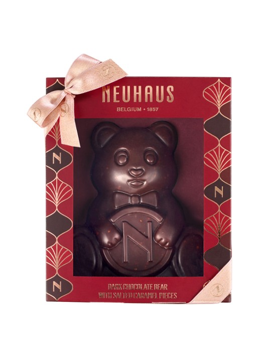 Neuhaus Bear pure chocoladereep met gezouten karamel 100 gram