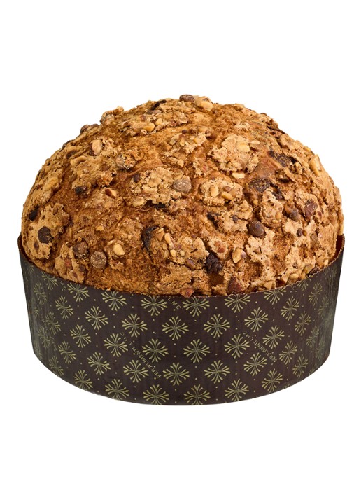 Neuhaus Chocolade panettone 750 gram - voorkant 2 beige