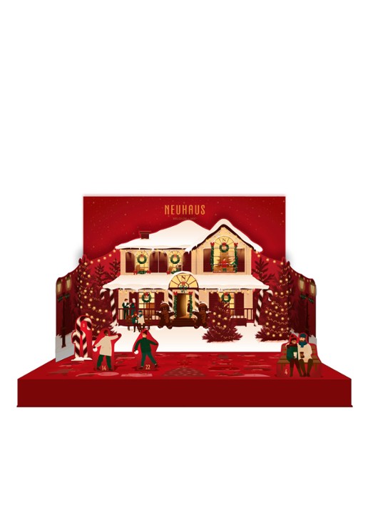 Neuhaus Chocolade Pop-Up adventskalender 2024 - voorkant undefined