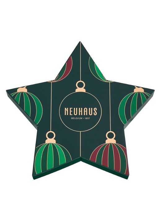 Neuhaus Christmas Star Box chocolade bonbons in geschenkverpakking 20 stuks