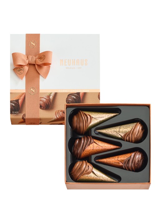 Neuhaus Discovery Cornet bonbons 5 stuks - voorkant 2 wit