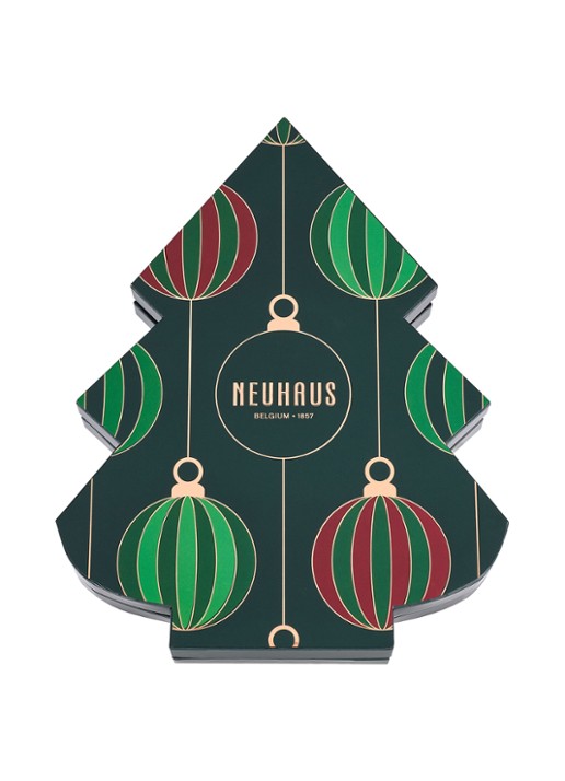 Neuhaus Kerstboom chocolade bonbons in geschenkverpakking 27 stuks