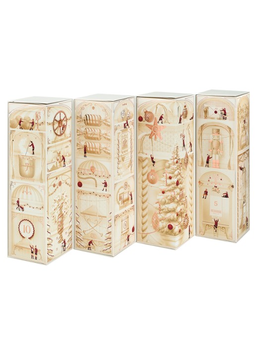 Neuhaus Sharing adventskalender met chocolade - 25 dagen - voorkant 4 beige