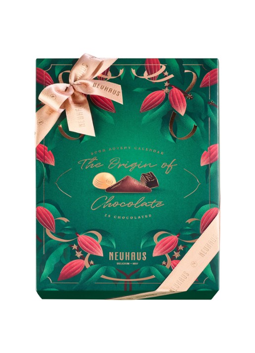 Neuhaus The Origin of Chocolate adventskalender met chocolade - 25 dagen
