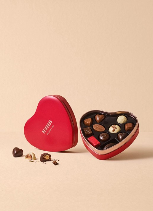 Neuhaus Valentijn bonbons in hartendoos 124 gram  - detail 3 undefined