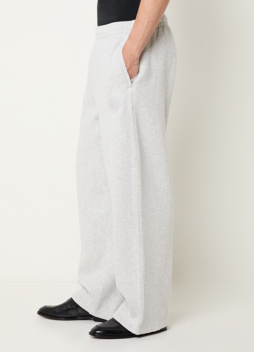 New Amsterdam Surf Association Chop loose fit joggingbroek met steekzakken - detail 5 grijsmele