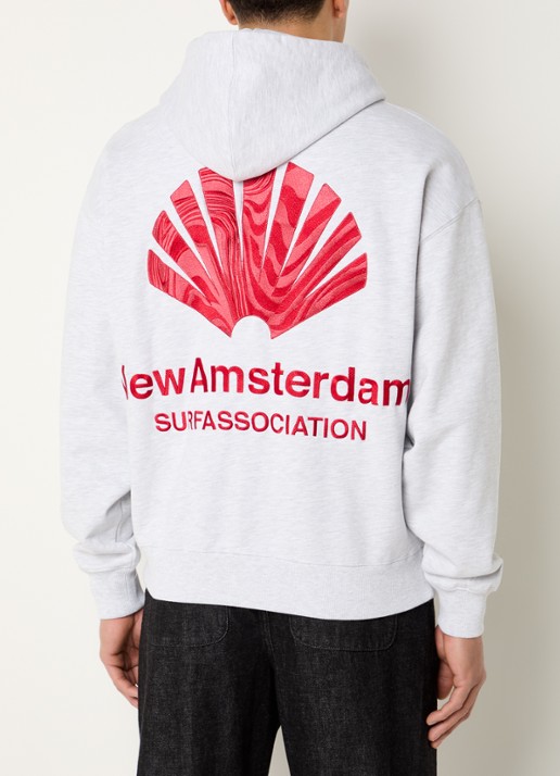 New Amsterdam Surf Association Hoodie met logo- en backprint