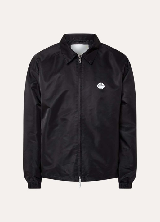 New Amsterdam Surf Association Jack met logo- en backprint - voorkant 2 zwart