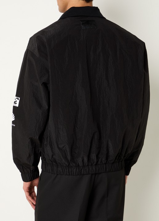 New Amsterdam Surf Association Jack met print en ritszakken - achterkant zwart