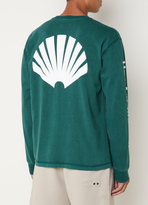 New Amsterdam Surf Association Longsleeve met logo- en backprint