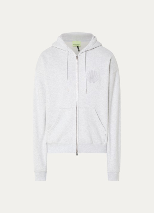 New Amsterdam Surf Association Sweatvest met steekzakken - voorkant 3 grijs