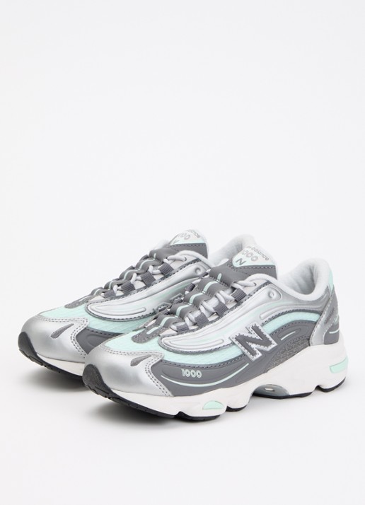 New Balance 1000 sneaker met mesh details - voorkant 2 mint