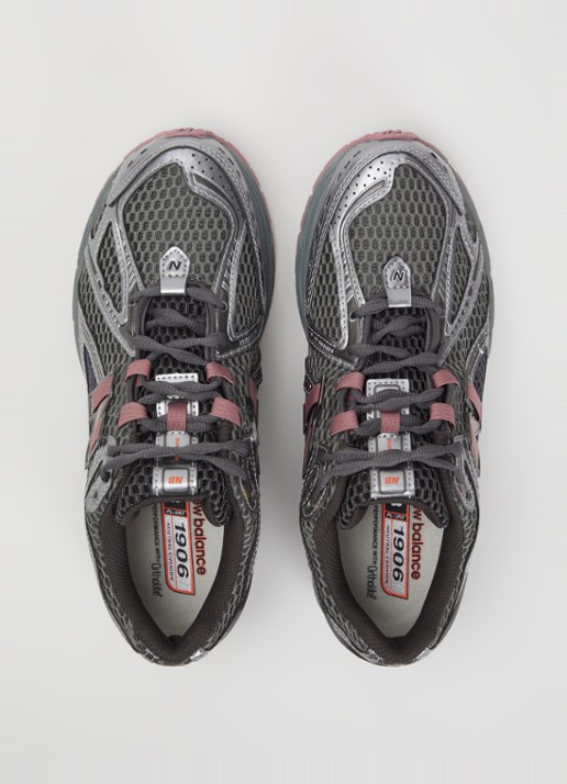New Balance 1906 sneaker met mesh details - detail 4 zilver
