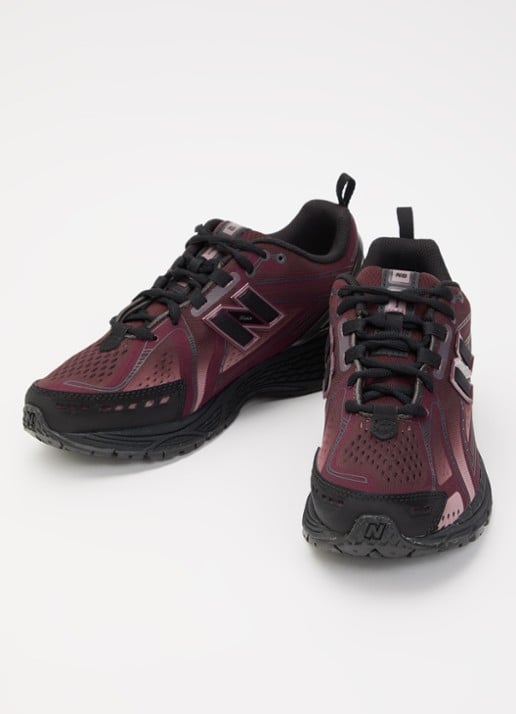 New Balance 1906 sneaker met mesh details - detail 2 bordeauxrood