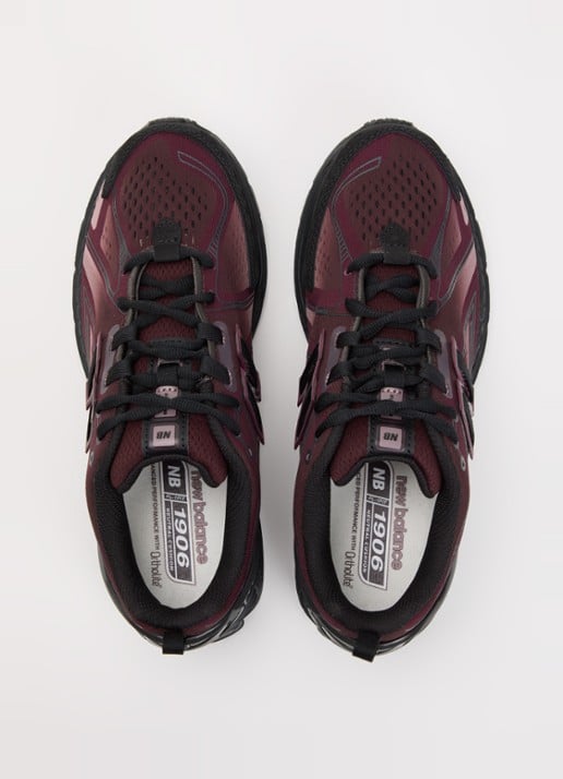 New Balance 1906 sneaker met mesh details - detail 3 bordeauxrood