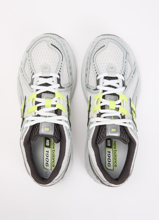 New Balance 1906 sneaker met mesh details - detail 4 grijs