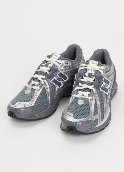 New Balance 1906 sneaker van mesh met metallic details - detail blauwgrijs