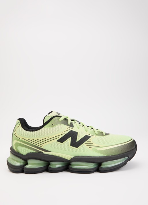 New Balance 2000 sneaker met mesh details - voorkant 2 lime