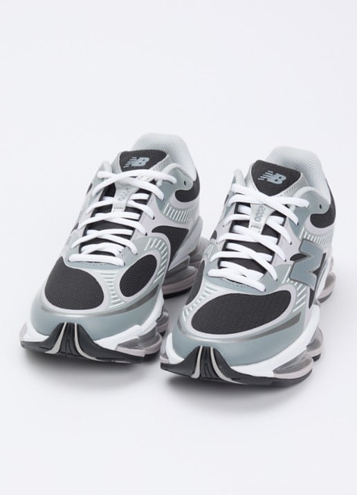 New Balance 2000 sneaker met mesh details - detail 4 zilver