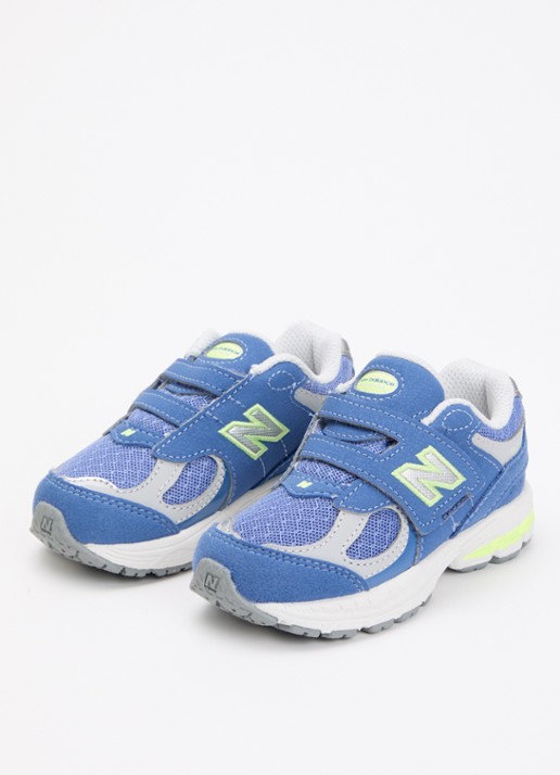 New Balance 2002R sneaker met mesh details - voorkant 2 blauw
