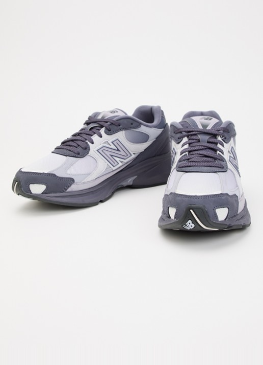 New Balance 2010 sneaker met suède details - detail 2 donkerblauw
