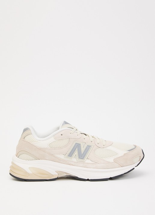 New Balance 2010 sneaker met suède details - voorkant 5 beige