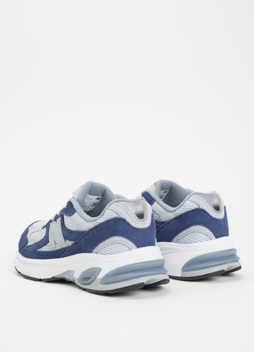 New Balance 2010 sneaker met suède details - achterkant donkerblauw