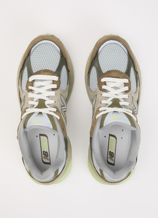 New Balance 2010 sneaker van mesh met details van nubuck - detail 3 mosgroen