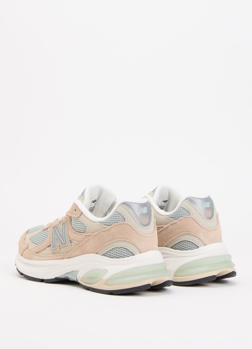 New Balance 2010 sneaker van mesh met details van nubuck - achterkant 4 beige