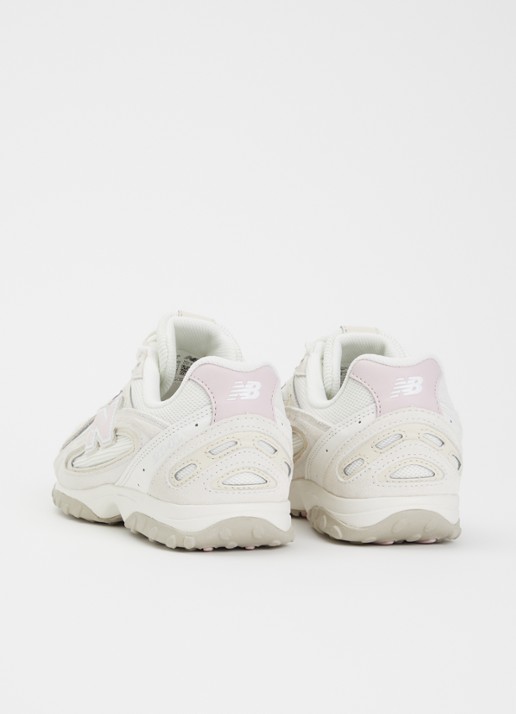 New Balance 204L sneaker van mesh met details van suède - achterkant 3 taupe